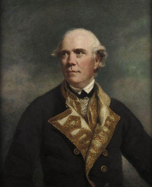 Sir Joshua Reynolds Admiral the Honourable Samuel Barrington oil painting image